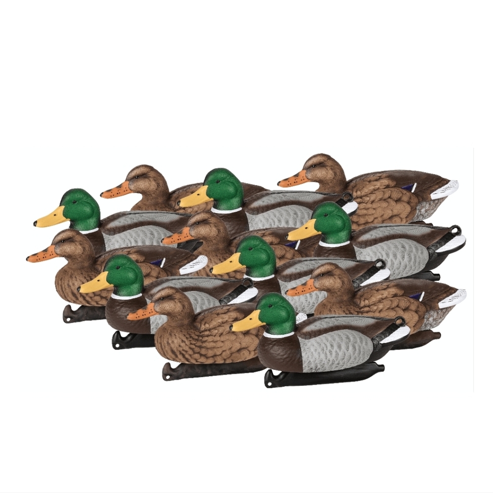 Flambeau Outdoors 1812DPK Masters Series Mallard Decoys, Classic Floaters 12 Pk